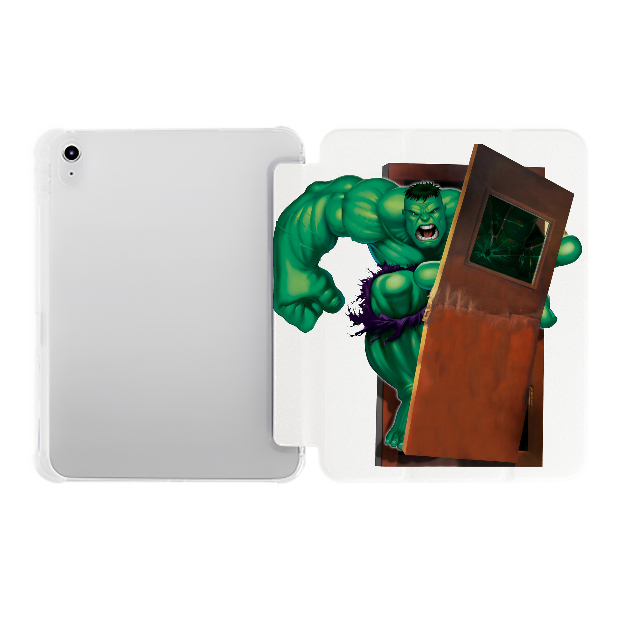 （画像用） アベンジャーズ The Avengers IPad ケース ペン収納付き 三つ折りスタンド PUレザー×シリコン 対応機種9.5/10.5/10.9インチ